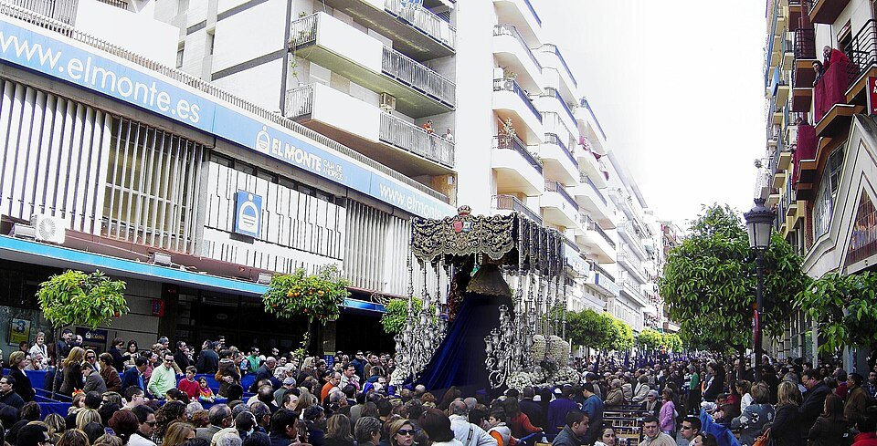 Procesión de la Semana Santa en Huelva